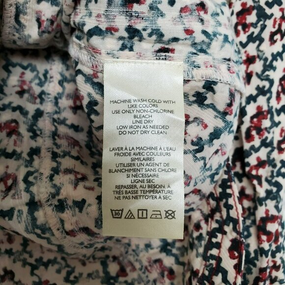 Anthropologie Pilcro Womens Button Front Shirt Size XXS Western Abstract - Picture 5 of 10